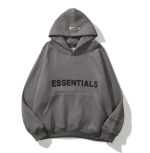 Essentials Dark Grey Oversized Hoodie