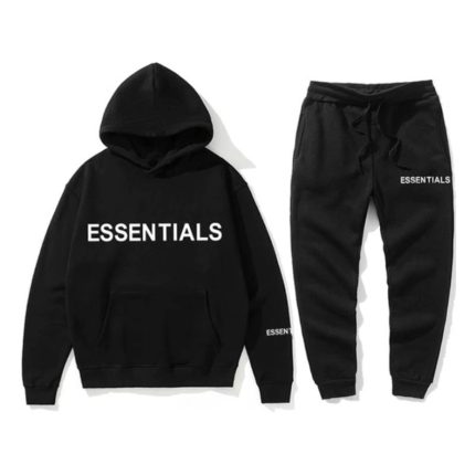 Essentials Fear Of God Tracksuit-Black