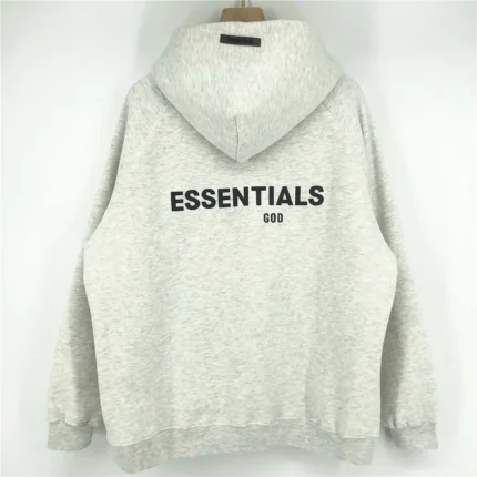 Light Gray Essentials Fleeces Thick Hoodie