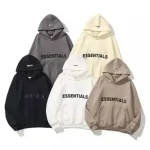 Essentials Oversized Brown Hoodie