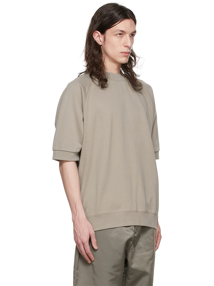 Essential Taupe Cotton Sweatshirt Essential Taupe Cotton Sweatshirt