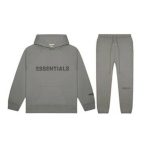 Gray Fear Of God Essential Tracksuit