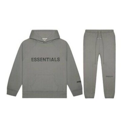 Gray Fear Of God Essential Tracksuit