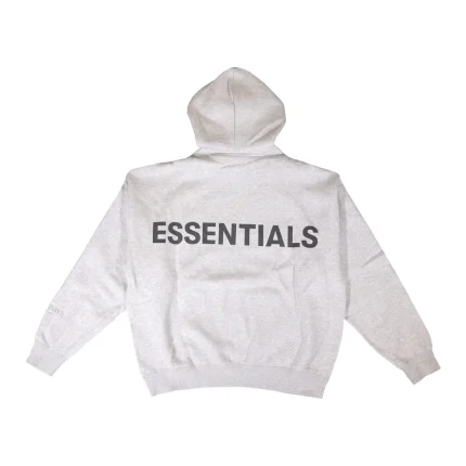 Essentials 3M Logo Pullover Hoodie – Grey