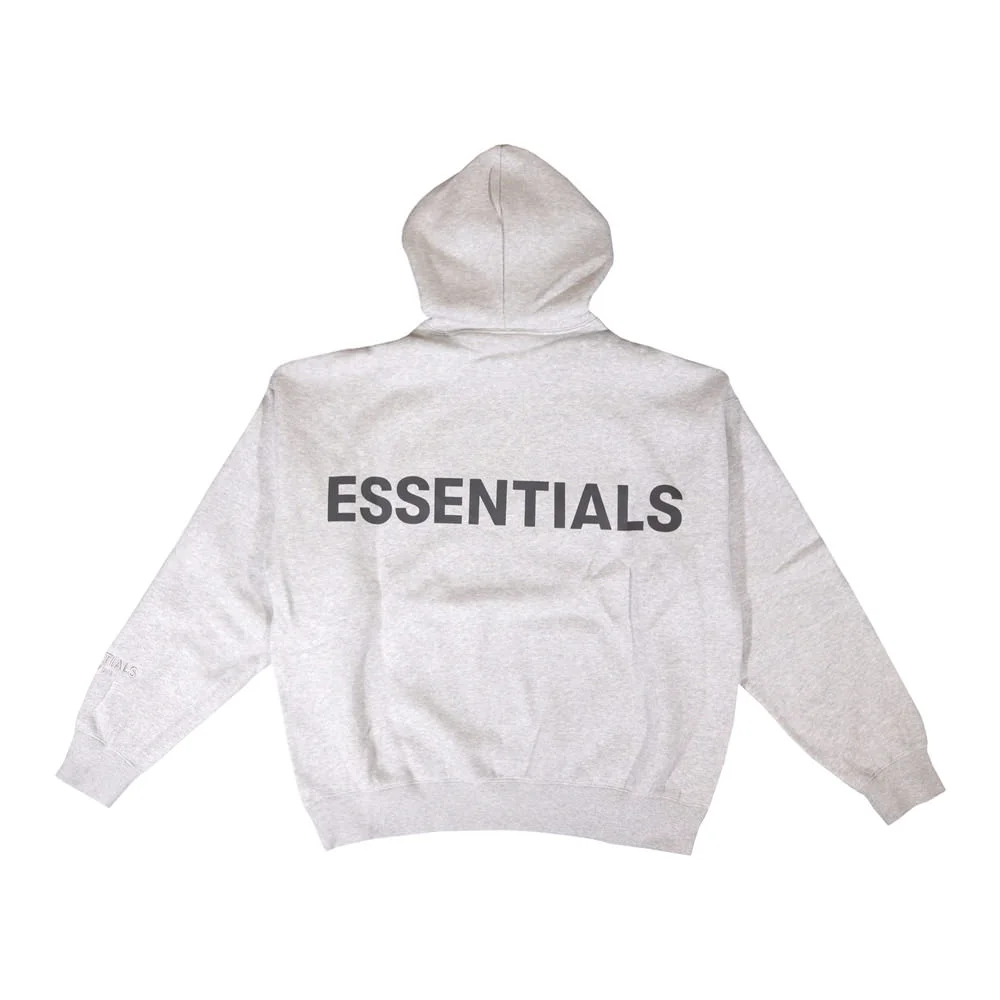 Essentials 3M Logo Pullover Hoodie – Grey Essentials 3M Logo Pullover Hoodie – Grey