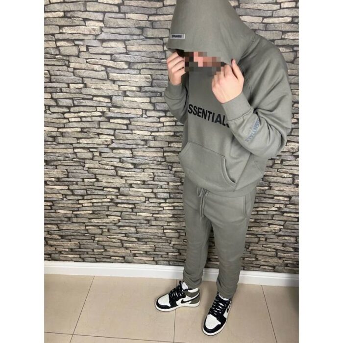 Gray Fear Of God Essential Tracksuit Gray Fear Of God Essential Tracksuit