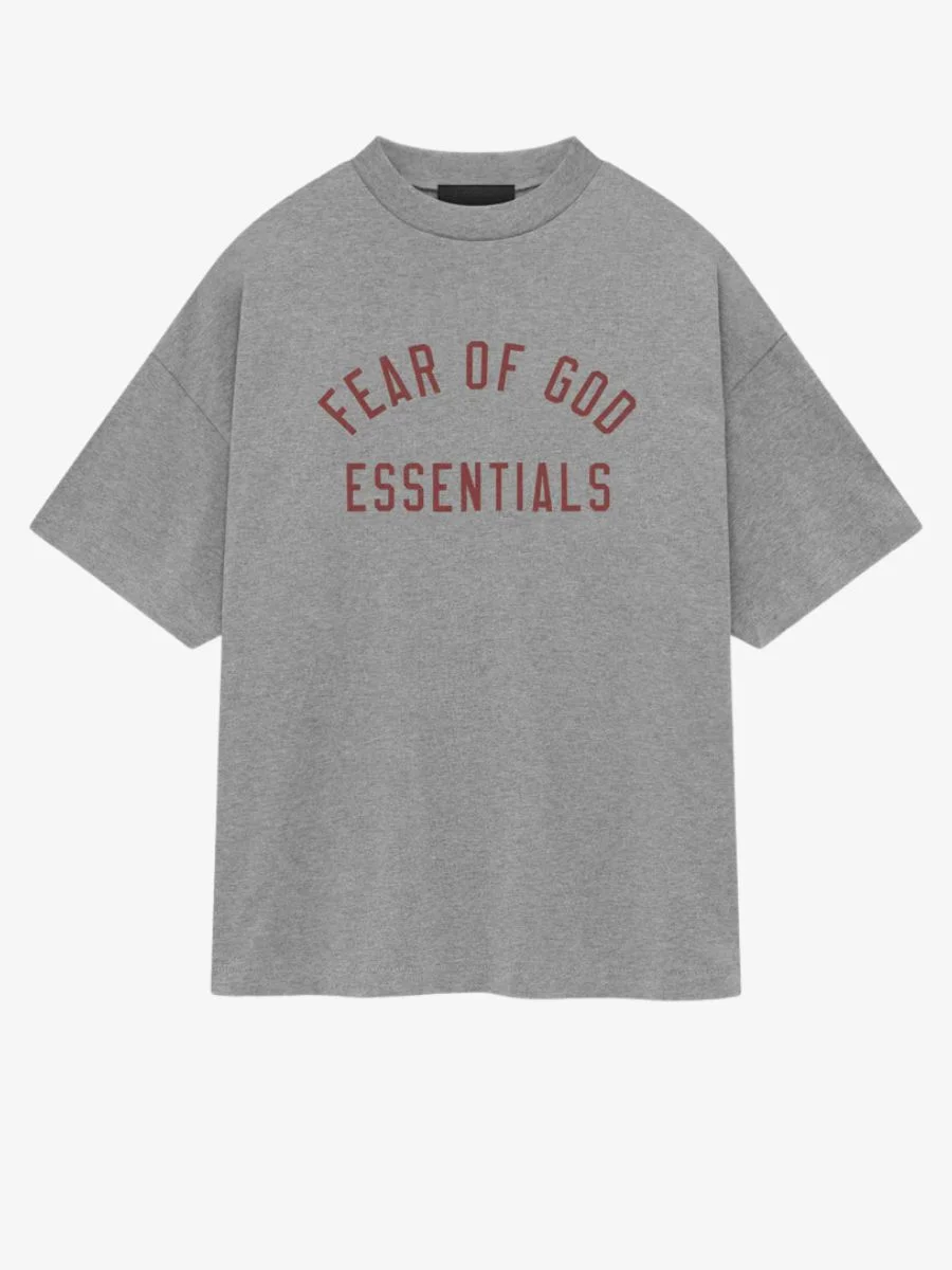 Essentials Fear Of God Jersey Crewneck Tee Essentials Fear Of God Jersey Crewneck Tee