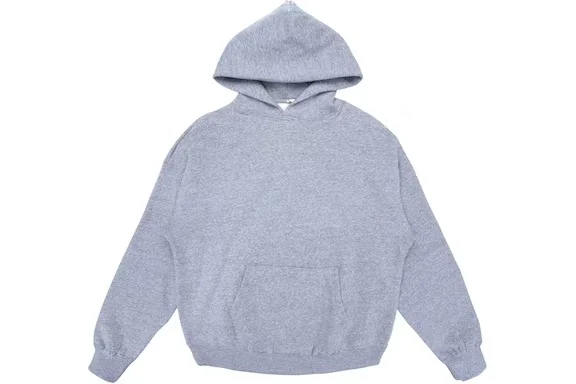 Pullover Essentials Graphic Hoodie – Grey Pullover Essentials Graphic Hoodie – Grey