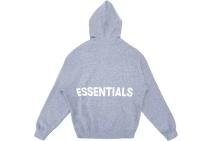 Pullover Essentials Graphic Hoodie – Grey