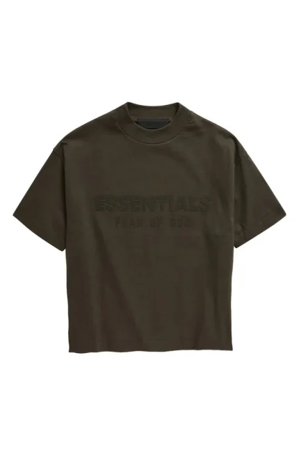 Brown Essentials Fear Of God T-Shirt