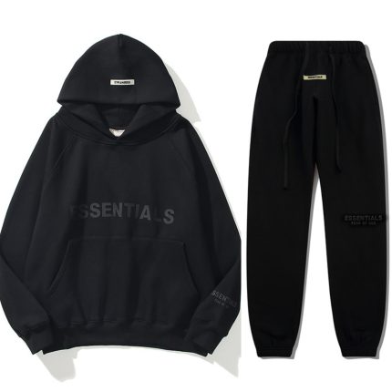 Fear Of God Essentials Oversized Tracksuit Black