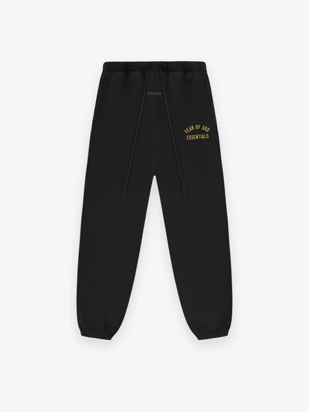 Fear of God Essentials Logo Black Sweatpant Fear of God Essentials Logo Black Sweatpant
