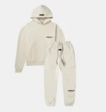 Fear of God Essentials Light Heather Oatmeal Tracksuit
