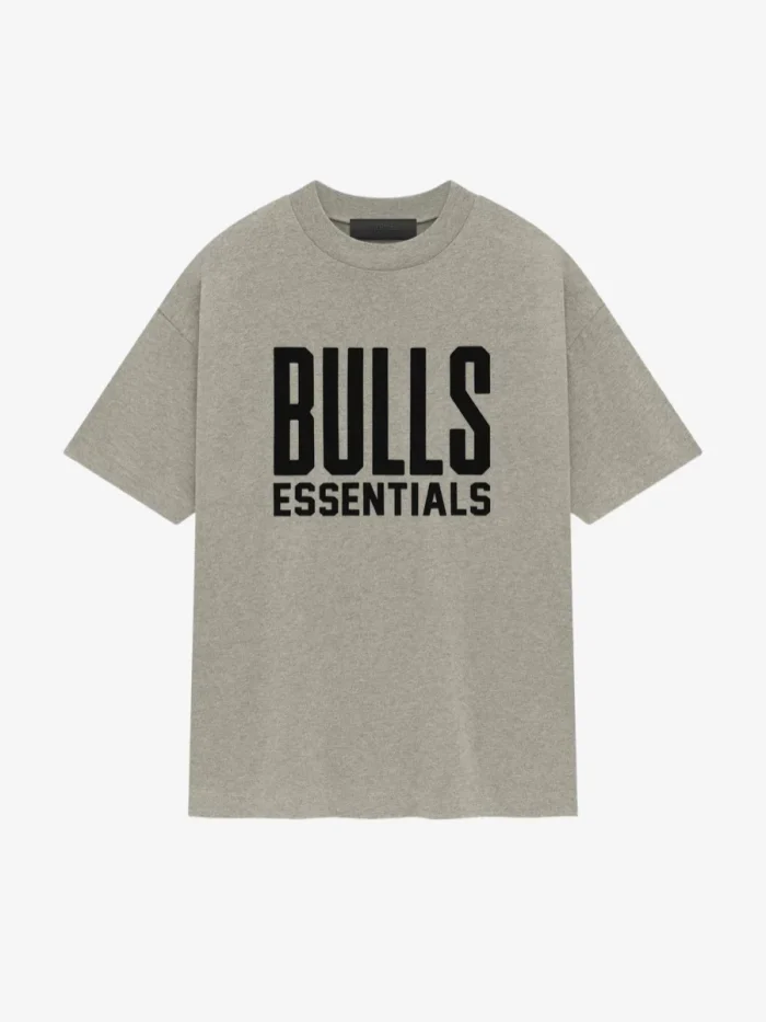 Grey Essentials Bulls Tee Crewneck