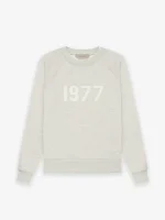 Gray Essentials Crewneck 1977 Sweatshirt