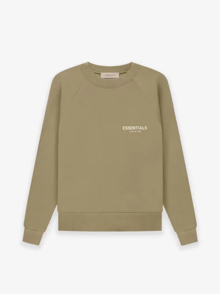 Brown Essentials Fear of God Crewneck Sweatshirt