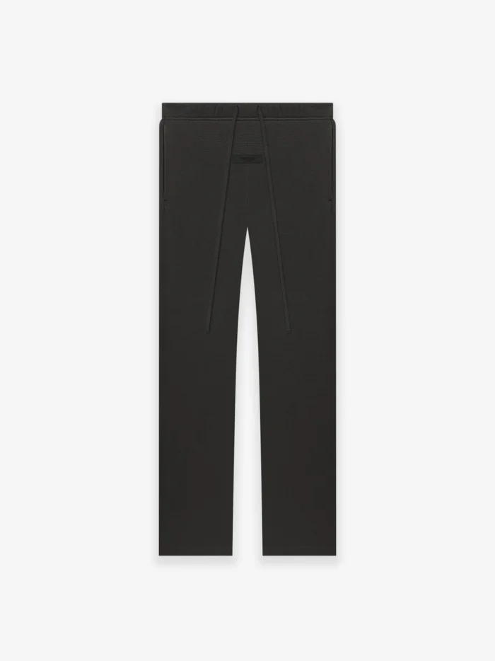 Sweatpant Off Black Essentials Waffle Relaxed