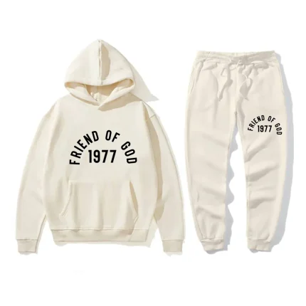 Friend Of God Essentials 1977 Tracksuit Off-White