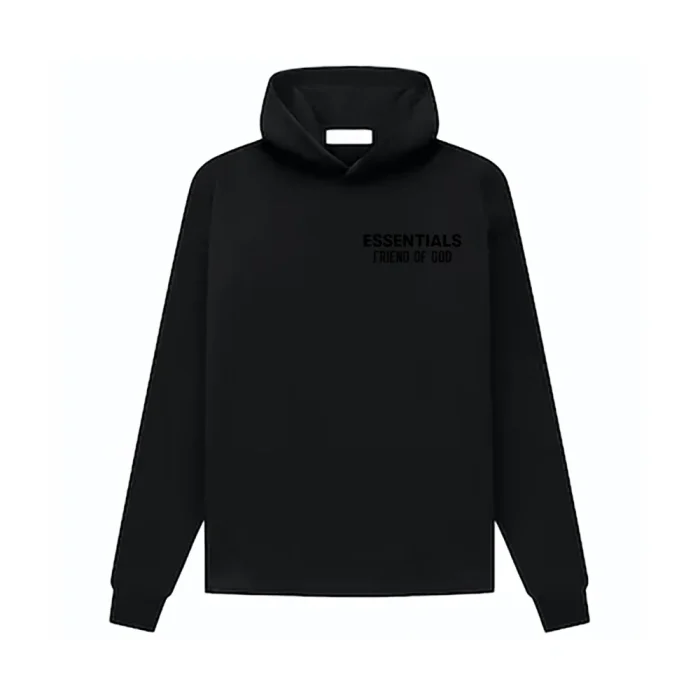 Black Essentials Friend Of God Hoodie