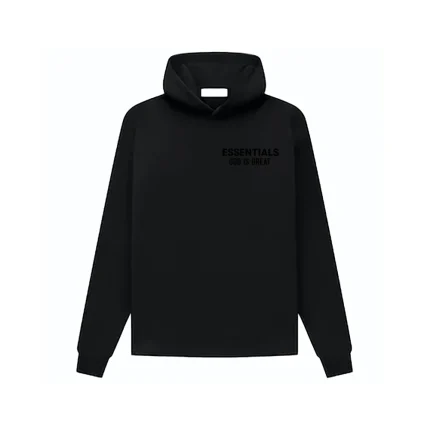 Fear of God Black Essentials Baseball Hoodie