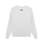 Overlapped Essentials Sweater White