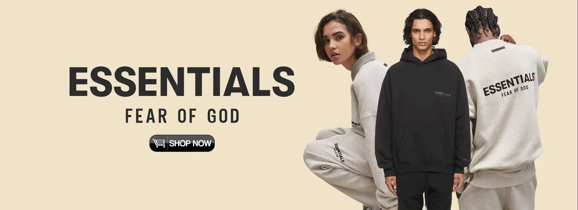 Essentials hoodie Banner