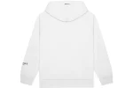 White Essentials Hoodie Applique Logo