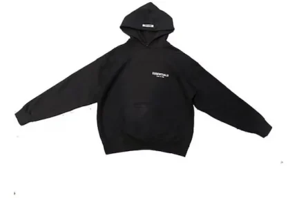Essentials Photo Pullover Black Hoodie