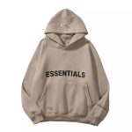 Dark Brown Essentials Hoodie