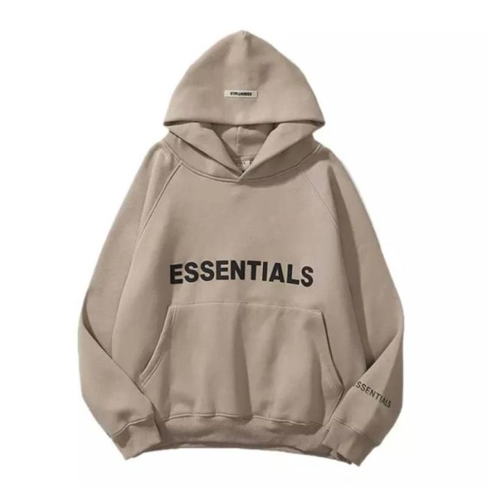 Dark Brown Essentials Hoodie