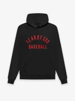 Fear of God Black Essentials Baseball Hoodie