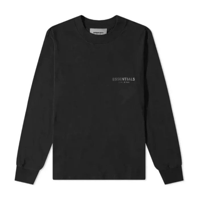 Black Essentials Core Crew Sweatshirt