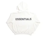 Essentials 3M Logo Pullover Hoodie White