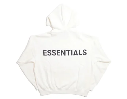 Essentials 3M Logo Pullover Hoodie White