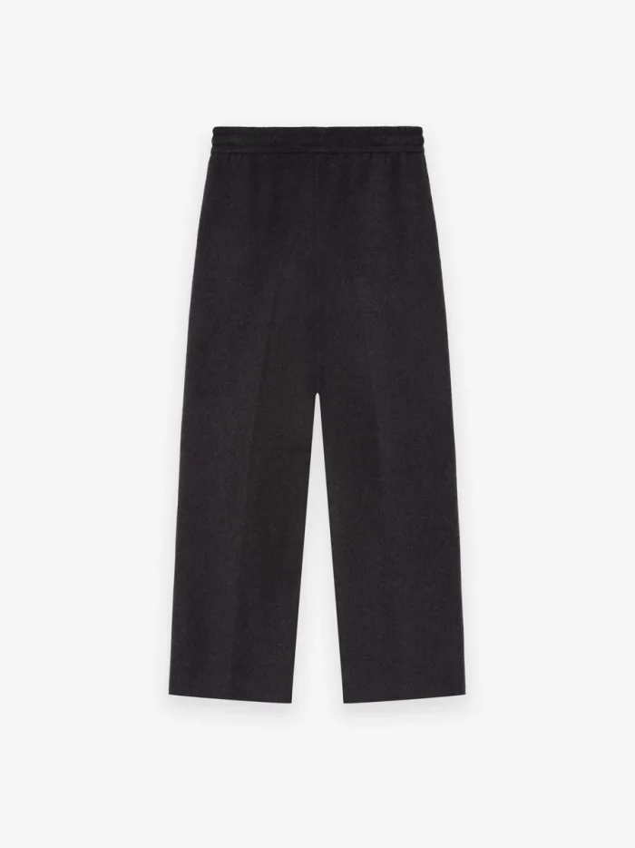 Wide Leg Pant Essentials Wool Cashmere Drawstring